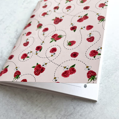 Flower notebook, planner notebook, recipe notebook, travellers notebook, notebook favors, elegant notebook, school notebook, travel notebook
