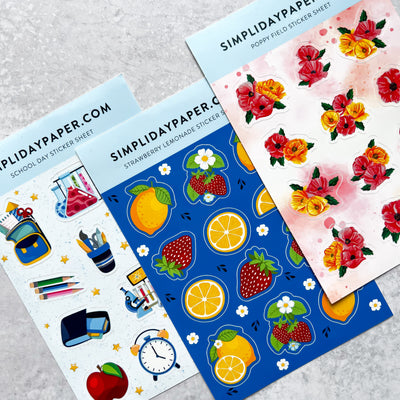 Flower stickers, college stickers, MacBook stickers, nature stickers, calendar stickers, plants stickers, sticker for mom, waterproof stickers