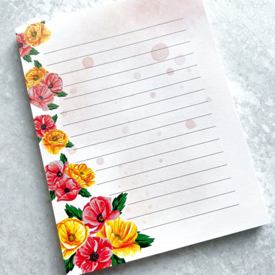 Desk pad, memo pads, todo, grocery list, note pad, shopping list, end of year gift, notepads for teacher, cute notepads