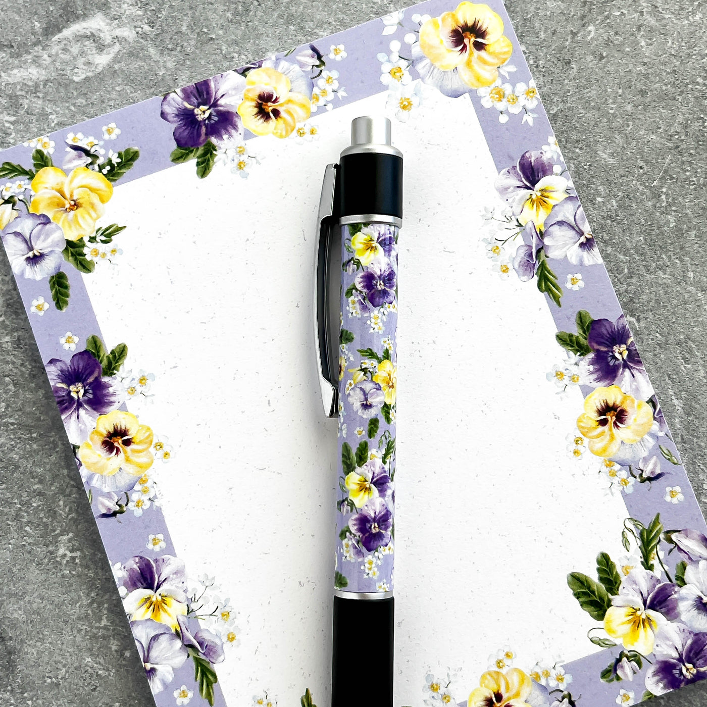 Pansy Posies Ballpoint Pen