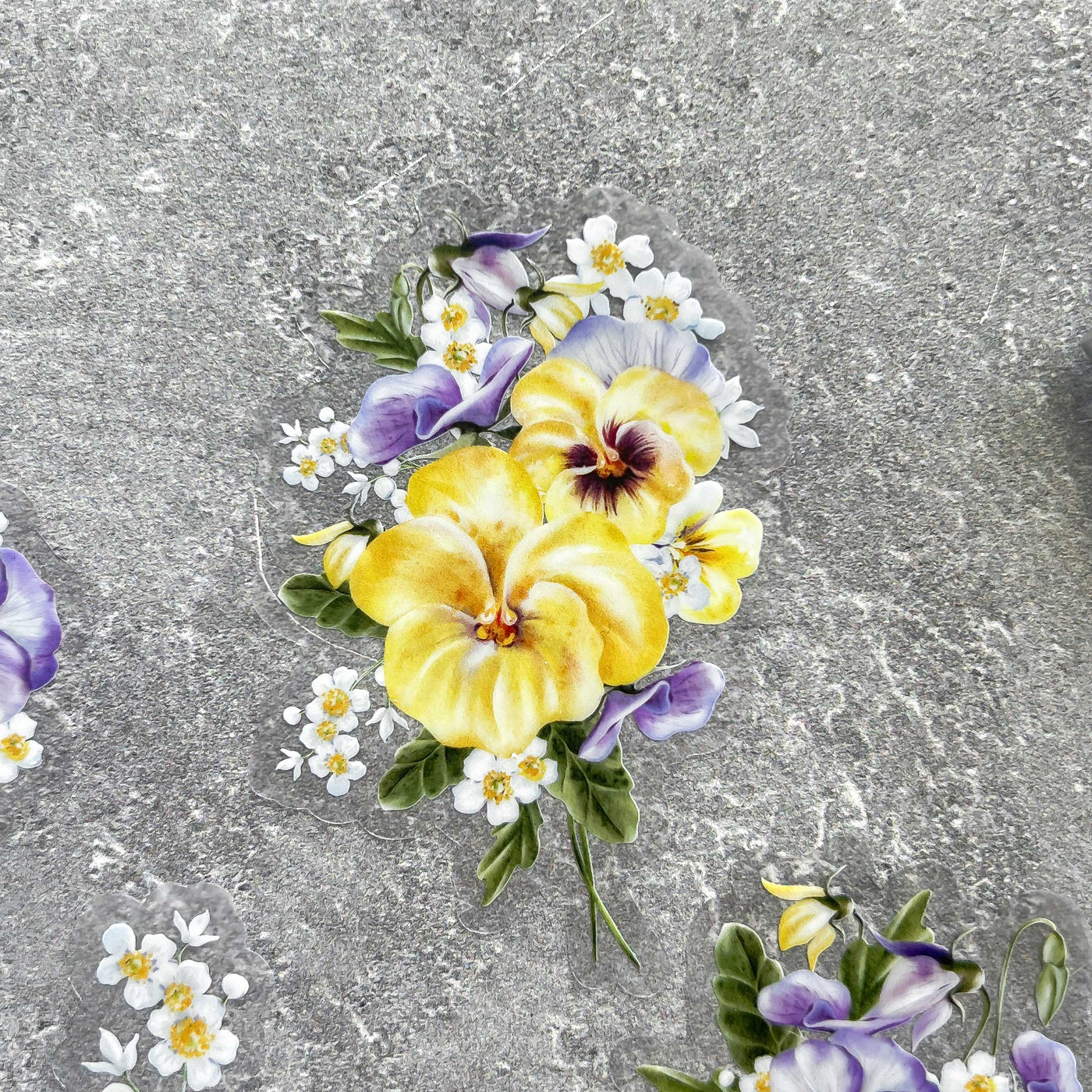 Yellow Pansy Sticker