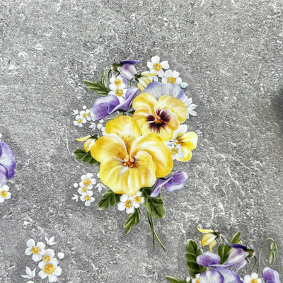 Yellow Pansy Sticker