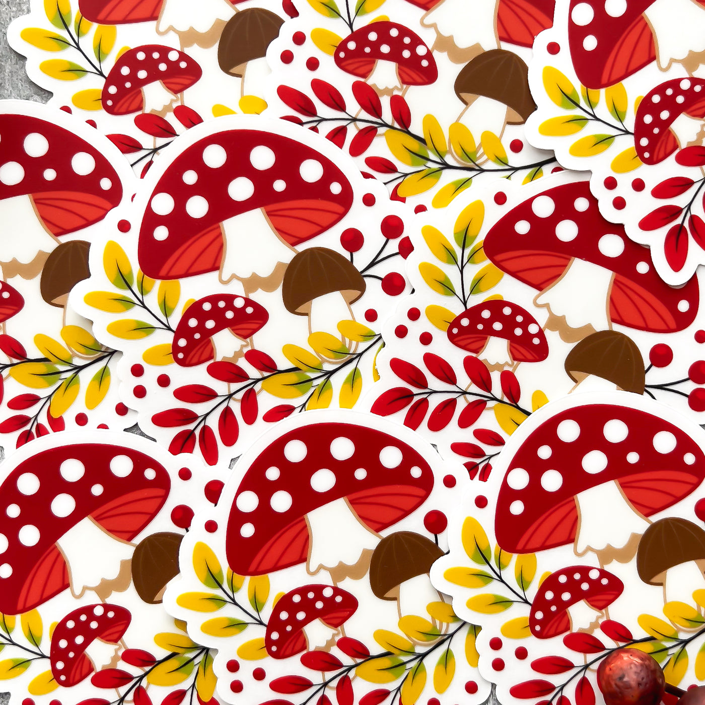 Fall stickers, autumn stickers, college stickers, MacBook stickers, nature stickers, calendar stickers, plants stickers, sticker for mom, waterproof stickers