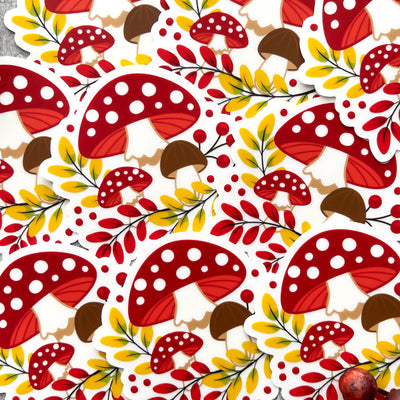 Fall stickers, autumn stickers, college stickers, MacBook stickers, nature stickers, calendar stickers, plants stickers, sticker for mom, waterproof stickers