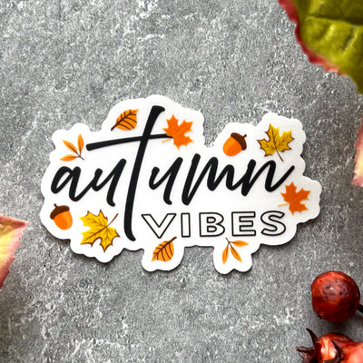 Fall stickers, autumn stickers, college stickers, MacBook stickers, nature stickers, calendar stickers, plants stickers, sticker for mom, waterproof stickers