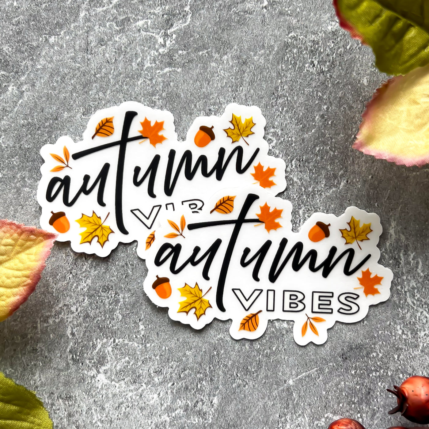 Fall stickers, autumn stickers, college stickers, MacBook stickers, nature stickers, calendar stickers, plants stickers, sticker for mom, waterproof stickers