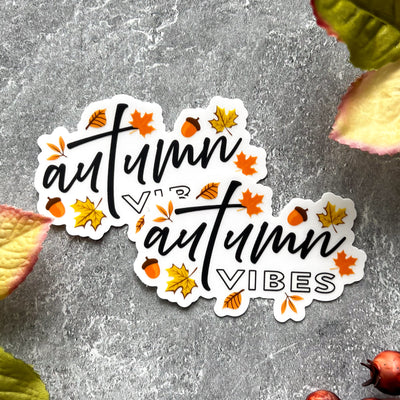 Fall stickers, autumn stickers, college stickers, MacBook stickers, nature stickers, calendar stickers, plants stickers, sticker for mom, waterproof stickers