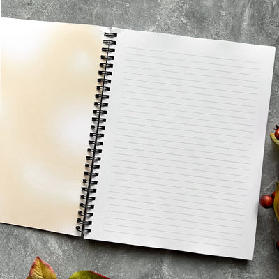 Flower notebook, planner notebook, recipe notebook, travelers notebook, notebook favors, elegant notebook, school notebook, travel notebook