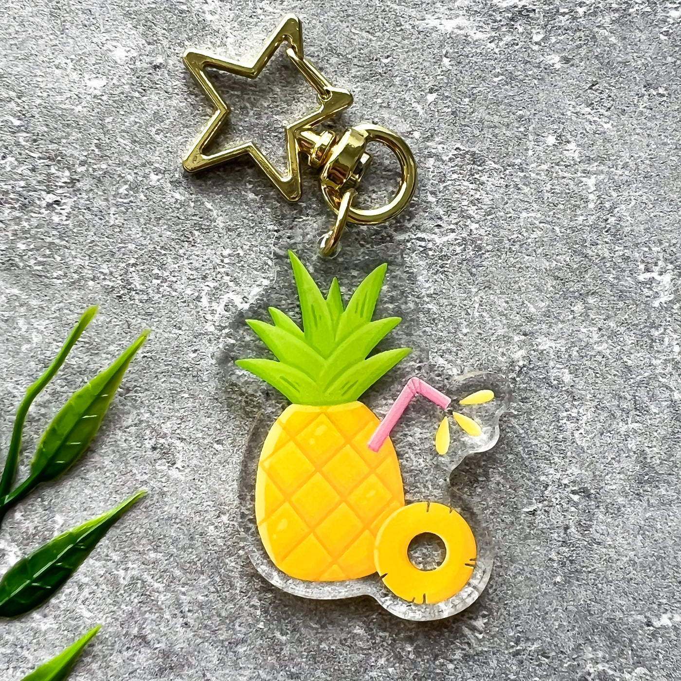 Pineapple Keychain