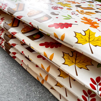 Autumn notebook, Fall notebook, planner notebook, recipe notebook, travelers notebook, notebook favors, elegant notebook, school notebook, travel notebook