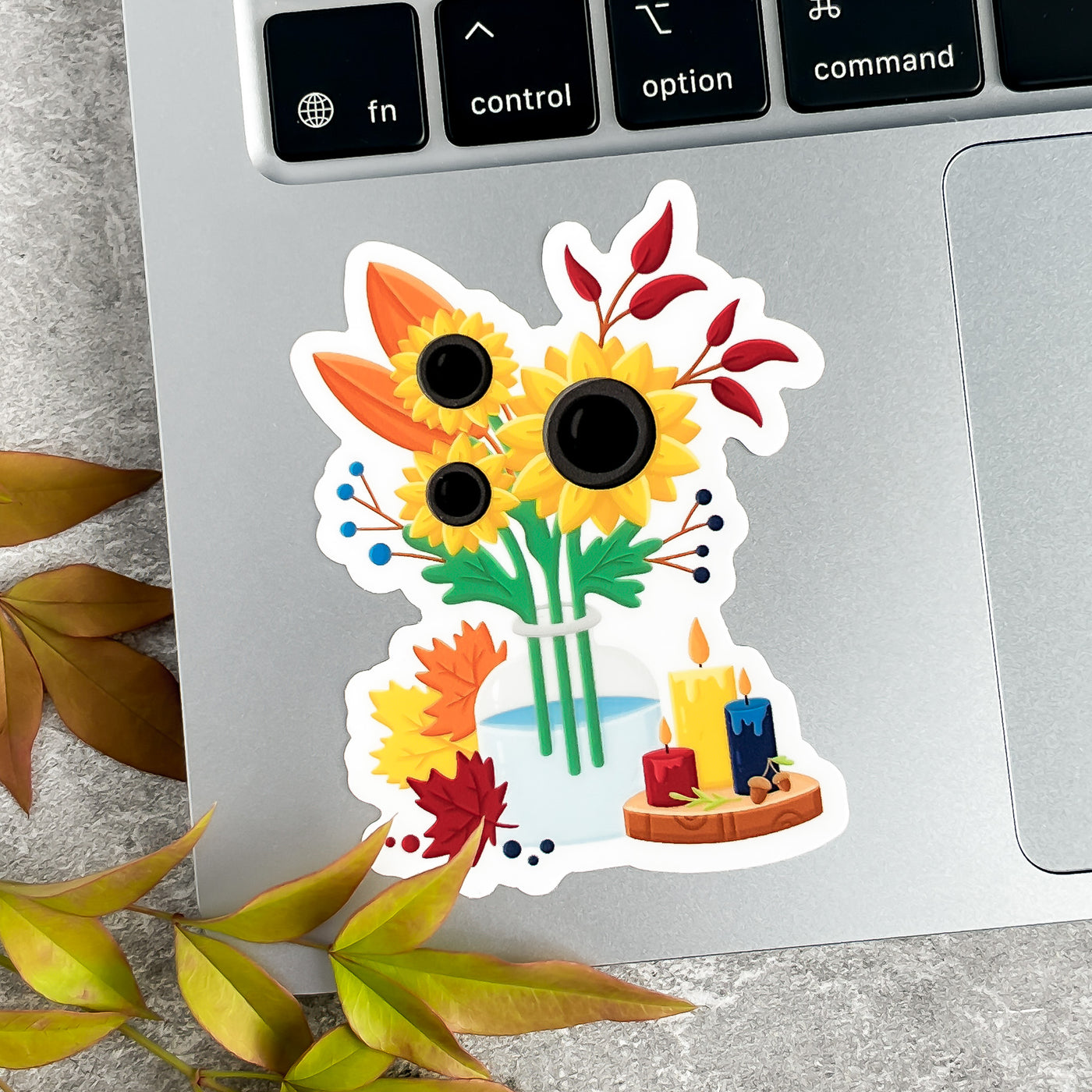 Autumn Sunflowers Sticker