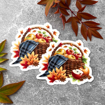 Fall stickers, autumn stickers, college stickers, MacBook stickers, nature stickers, calendar stickers, plants stickers, sticker for mom, waterproof stickers