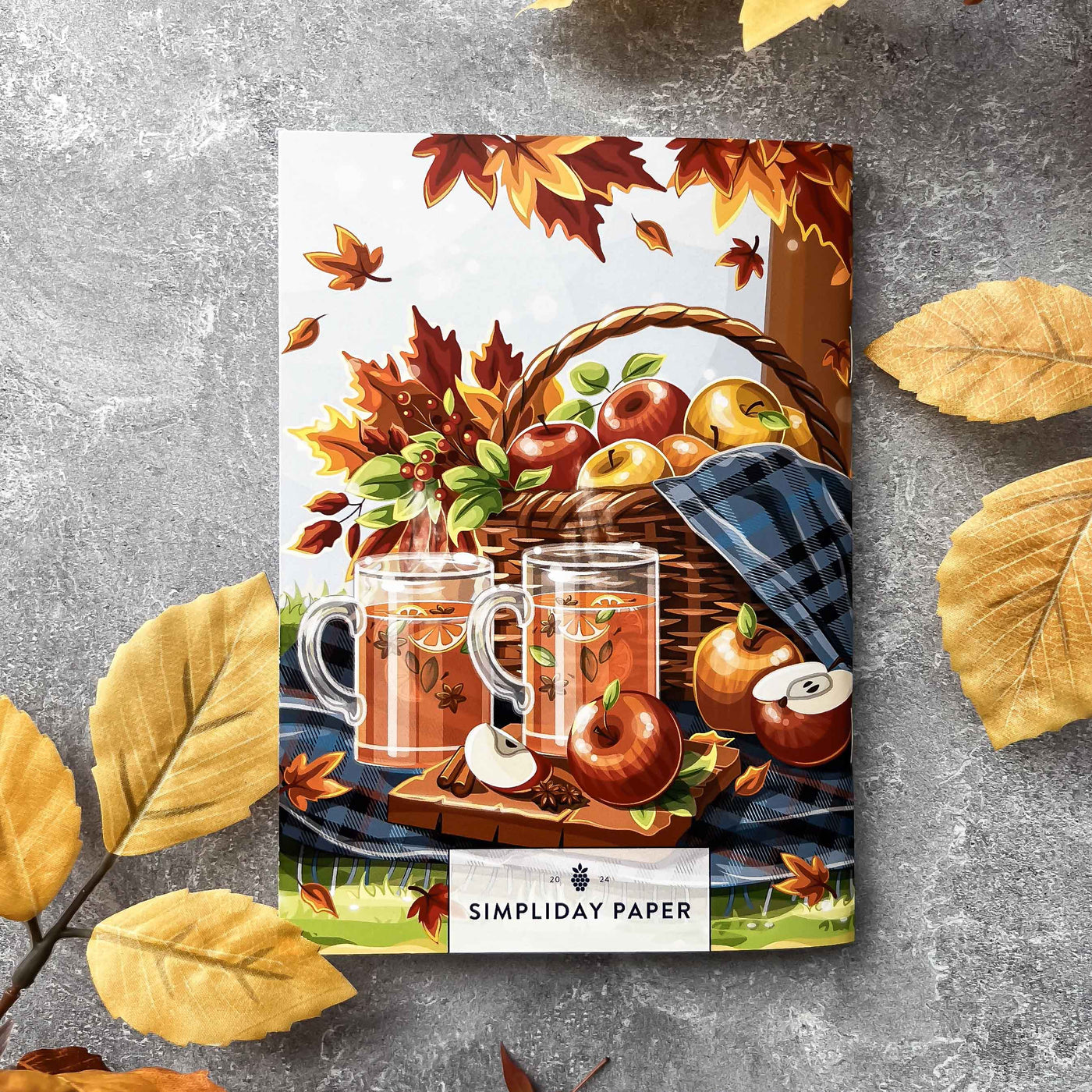 Autumn notebook, Fall notebook, planner notebook, recipe notebook, travelers notebook, notebook favors, elegant notebook, school notebook, travel notebook