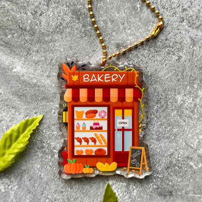 Autumn Bakery Acrylic Keychain