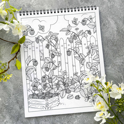 Blissful Garden Coloring Book