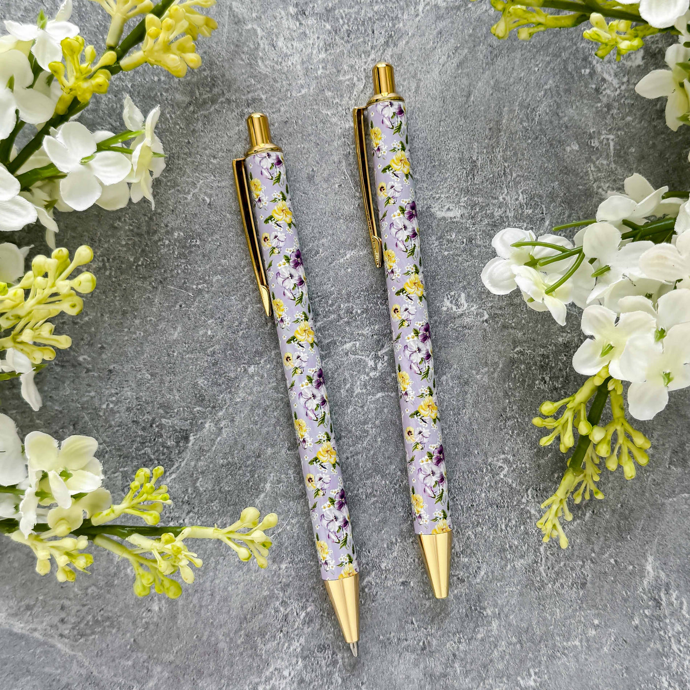 Pansy Posies Click Pen