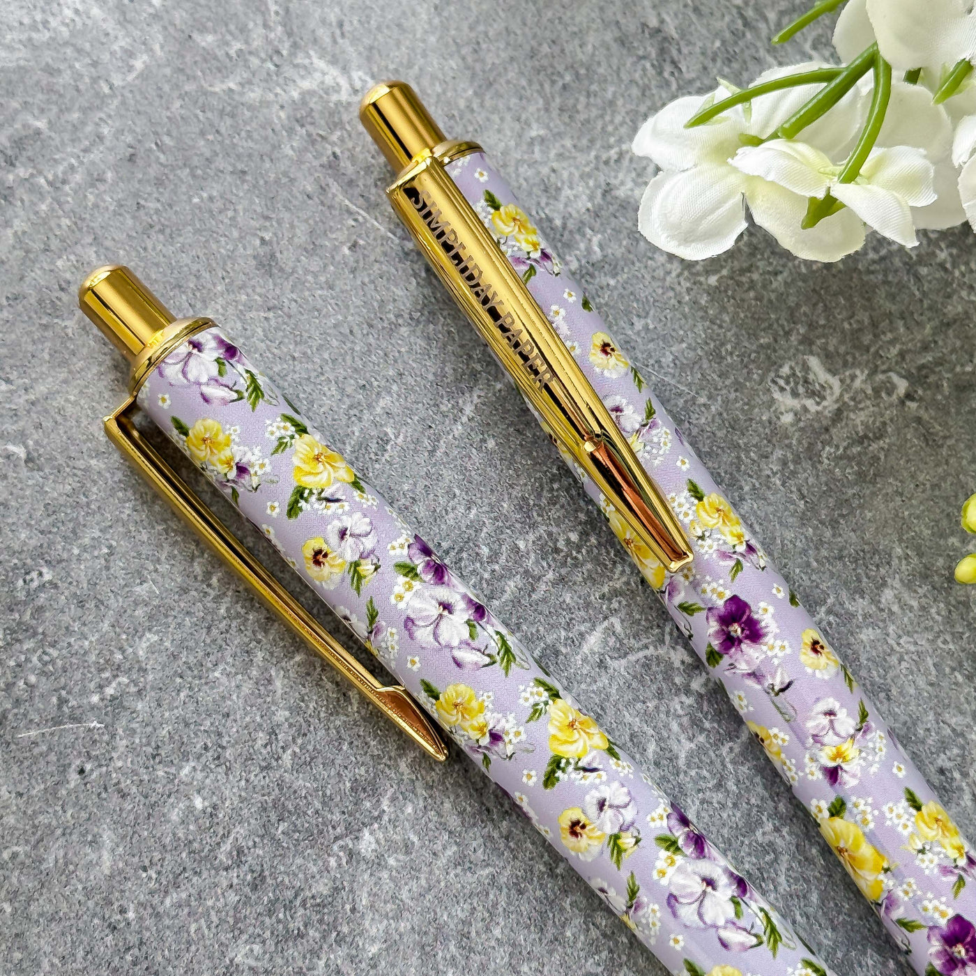 Pansy Posies Click Pen
