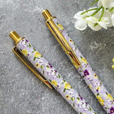 Pansy Posies Click Pen