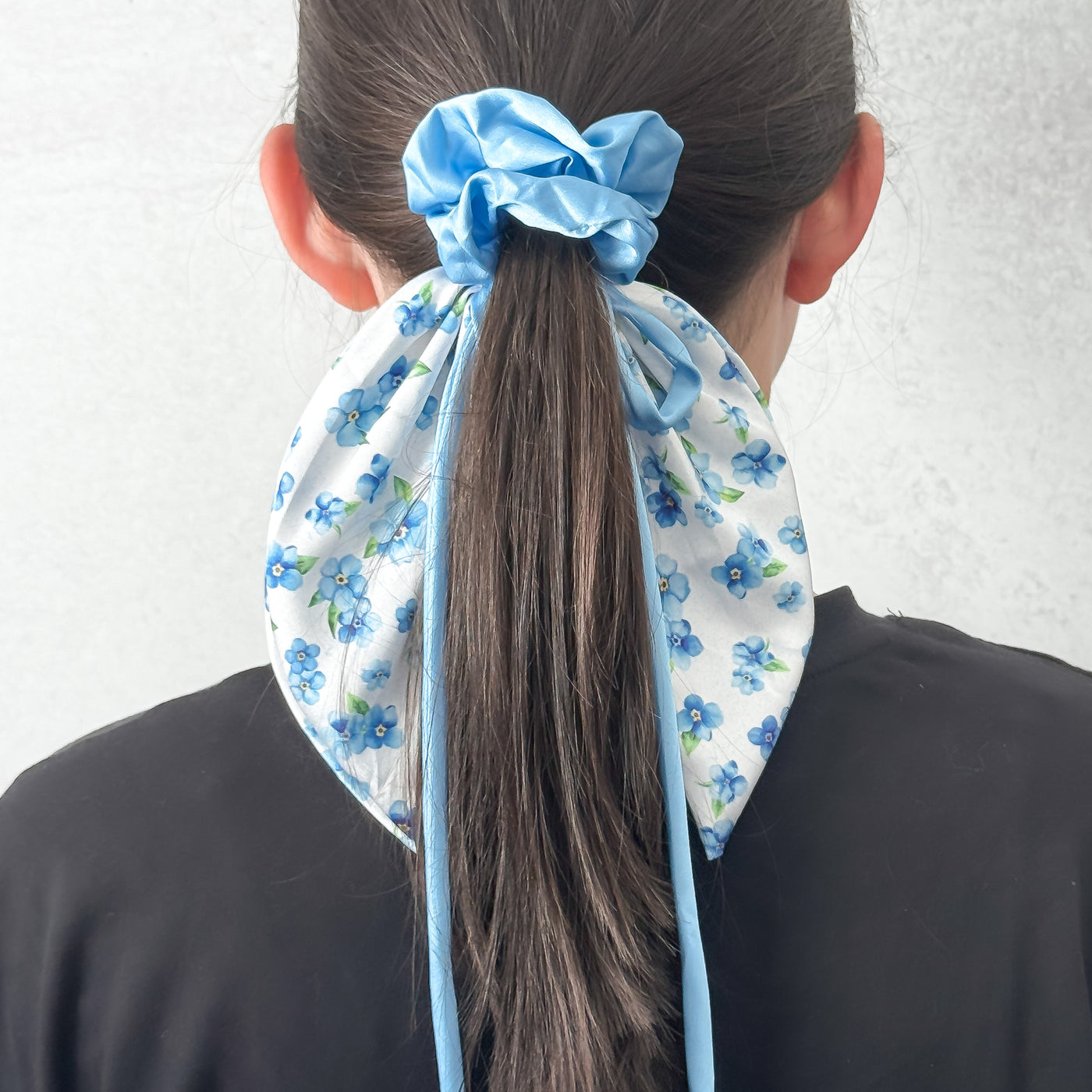 Forget-Me-Not Scrunchie
