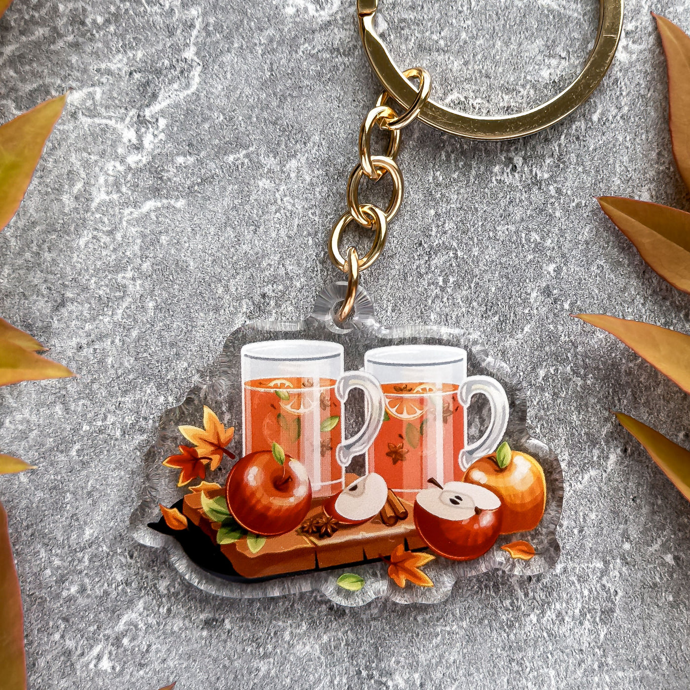Apple Cider Keychain