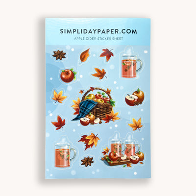 Autumn stickers, college stickers, MacBook stickers, nature stickers, calendar stickers, plants stickers, sticker for mom, waterproof stickers
