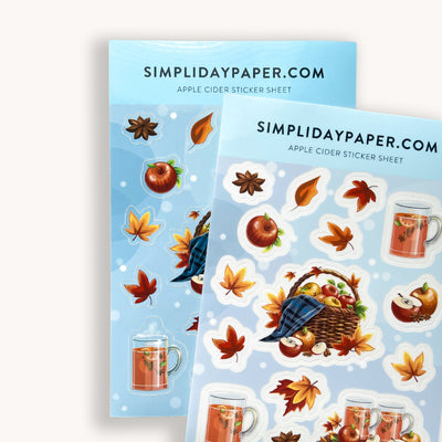 Autumn stickers, college stickers, MacBook stickers, nature stickers, calendar stickers, plants stickers, sticker for mom, waterproof stickers