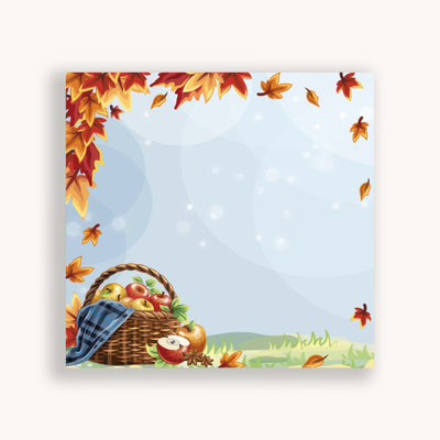 Autumn sticky notes cute, custom sticky notes, cute sticky notes, to do list sticky notes, post it notes, to do list notepad