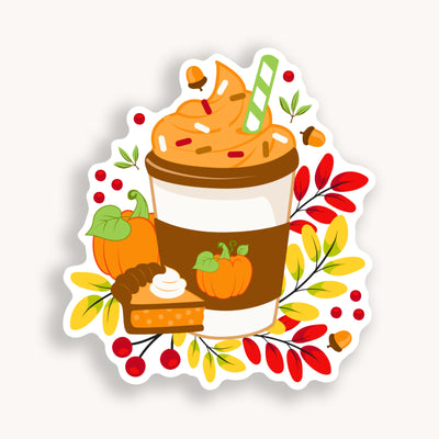 Fall stickers, autumn stickers, college stickers, MacBook stickers, nature stickers, calendar stickers, plants stickers, sticker for mom, waterproof stickers