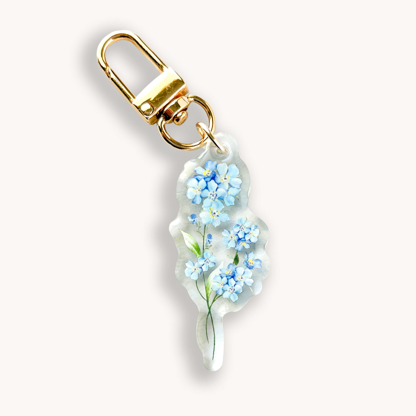 Forget-Me-Not Small Bouquet Keychain