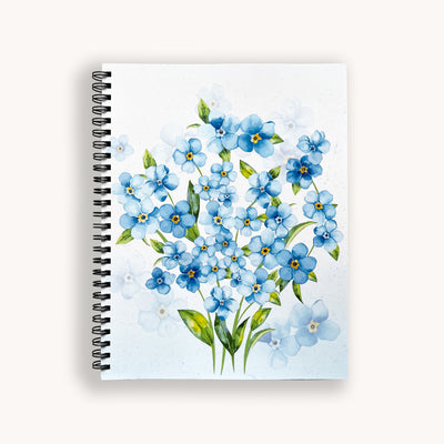 Flower notebook, planner notebook, recipe notebook, travellers notebook, notebook favors, elegant notebook, school notebook, travel notebook
