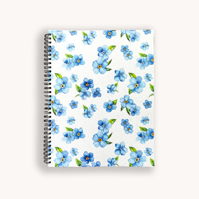 Flower notebook, planner notebook, recipe notebook, travellers notebook, notebook favors, elegant notebook, school notebook, travel notebook