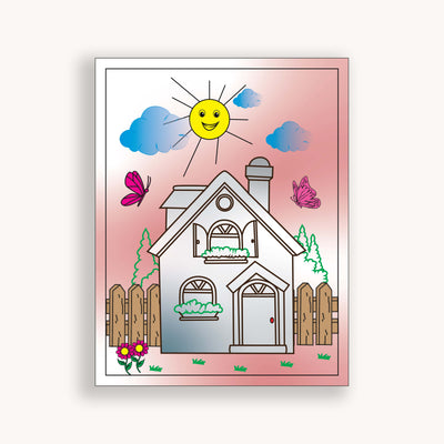 Keep the children entertained with these house themed coloring pages. Each sheet contains different unique little subjects, making it even more fun for kids to color and look up for more to color!