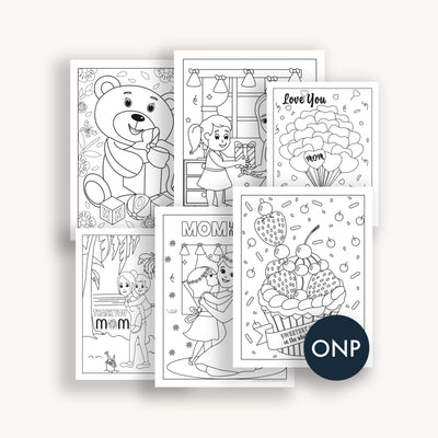 The 8.5x11 Mother's Day Coloring Book is a fun and lovely printable gift for mom. It's a unique way to celebrate your mom and a great way to show appreciation for all the things your mom does.