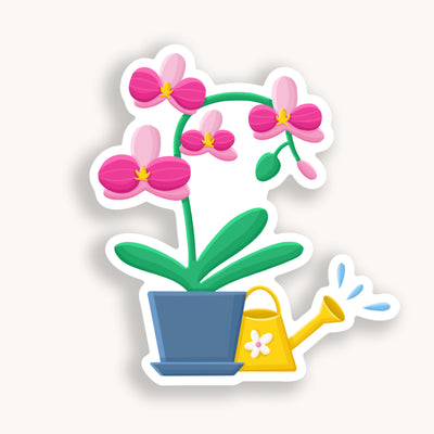 Flower stickers, college stickers, MacBook stickers, nature stickers, calendar stickers, plants stickers, sticker for mom, waterproof stickers