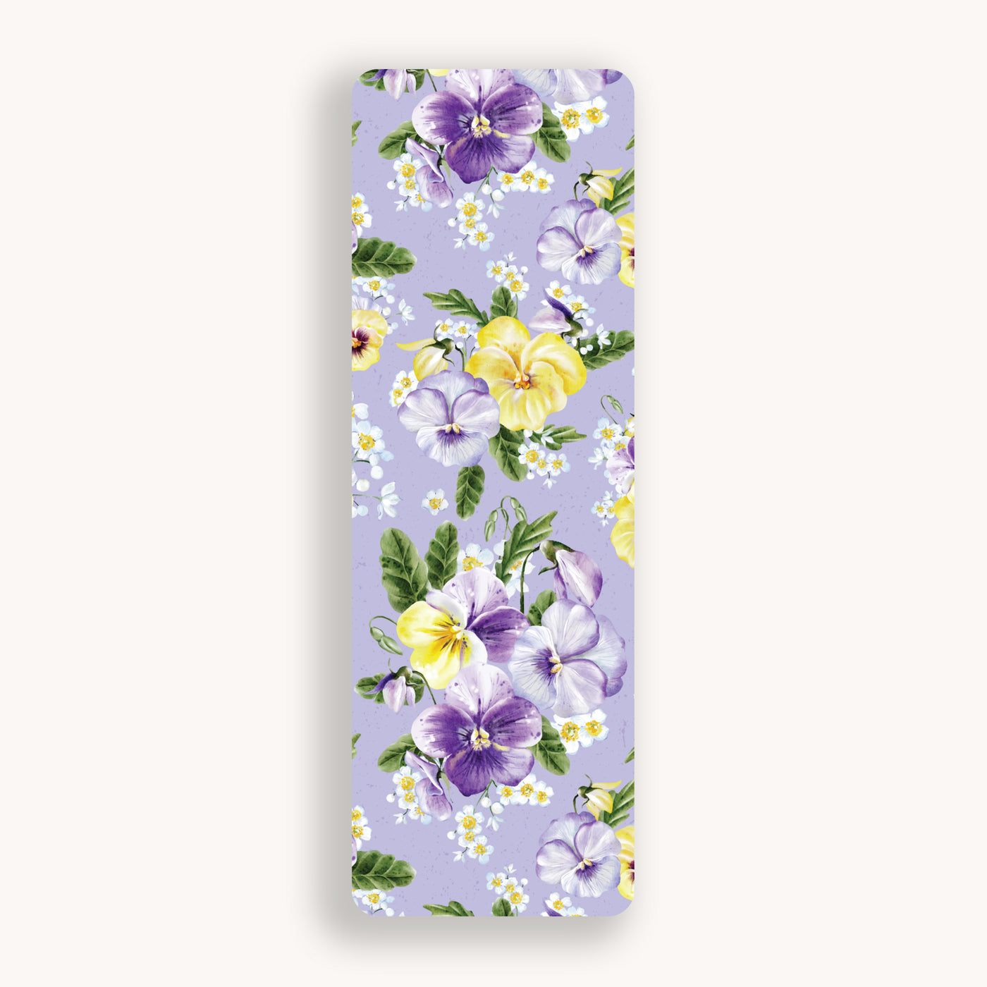 Pansy Posies Floral Bookmark
