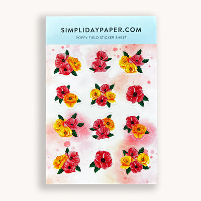 Flower stickers, college stickers, MacBook stickers, nature stickers, calendar stickers, plants stickers, sticker for mom, waterproof stickers