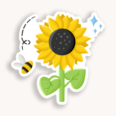 Flower stickers, college stickers, MacBook stickers, nature stickers, calendar stickers, plants stickers, sticker for mom, waterproof stickers