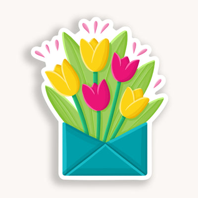 Flower stickers, college stickers, MacBook stickers, nature stickers, calendar stickers, plants stickers, sticker for mom, waterproof stickers