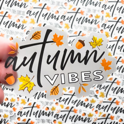 Fall stickers, autumn stickers, college stickers, MacBook stickers, nature stickers, calendar stickers, plants stickers, sticker for mom, waterproof stickers